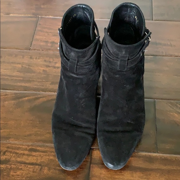 Saint Laurent Suede Jodhpur Booties - Picture 2 of 5